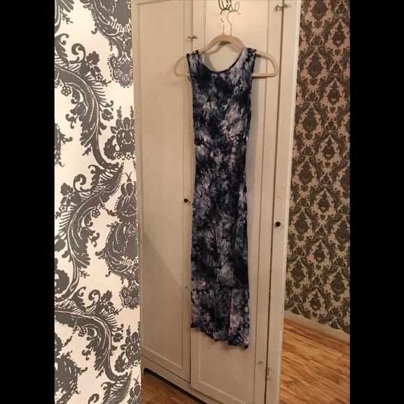 Forever 21 Marble Blue Tye-Dye Tank Top Dress - Picture 14 of 14